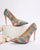 Pastel Prism Textured Pumps