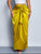 Golden Muse Draped Satin Maxi Skirt