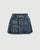 Street Rebel Zip-Up Denim Mini Skirt
