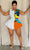 Art Muse Asymmetrical Button Dress