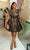 Golden Opulence Brocade Dress