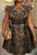 Golden Opulence Brocade Dress