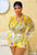 Sunlit Garden Floral Short Set