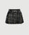 Street Rebel Zip-Up Denim Mini Skirt