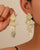Golden Cascade Textured Statement Earrings