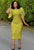 Ethereal Grace Ruffle Sleeve Midi Dress
