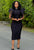 Ethereal Grace Ruffle Sleeve Midi Dress