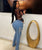 Crystal Fringe Sculpted Jeans