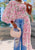 Garden Muse One-Shoulder Blouse