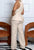 Power Elegance Chain-Trimmed Jumpsuit