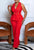 Power Elegance Chain-Trimmed Jumpsuit