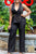 Power Elegance Chain-Trimmed Jumpsuit
