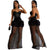 Midnight Bloom Corset Gown