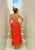 Tropical Ruffle Dream Maxi Dress