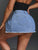 Fierce Fusion Asymmetrical Denim Skirt