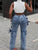 Bold Pocket Cargo Denim Jeans