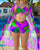Viva Vibes 3-Piece Festival Swim Set – Bold, Bright & Unforgettable