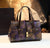 Royal Bloom: Vintage Embossed Leather Handbag