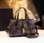 Royal Bloom: Vintage Embossed Leather Handbag