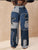 Urban Mosaic Patchwork Wide-Leg Jeans