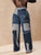 Urban Mosaic Patchwork Wide-Leg Jeans