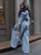 Oversized Utility Pocket Denim Set