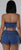 Quilted Curve Denim Mini Set