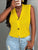 Chic Knit Button-Up Sleeveless Top