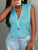 Chic Knit Button-Up Sleeveless Top