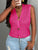 Chic Knit Button-Up Sleeveless Top