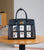 Mystic Cat Tarot Embroidered Leather Tote – Artistic Statement Bag