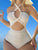 Crisscross Cutout Textured One-Piece Swimsuit