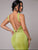 Lime Luxe Curve-Hugging Maxi Dress