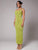 Lime Luxe Curve-Hugging Maxi Dress