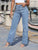 Crystal Drop High-Waisted Jeans
