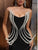 Midnight Majesty – Pearl Embellished Gown