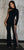 Midnight Allure One-Sleeve Rhinestone Jumpsuit