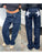 Vintage Jeans Aesthetic Star Pattern Print Loose Straight Leg Denim