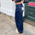 Vintage Jeans Aesthetic Star Pattern Print Loose Straight Leg Denim