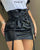 Leather Mini Skirt Nightclub