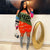 Autumn and winter hooded drawstring long sleeves
