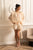 Elegant Draped Mini Dress