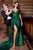Glamorous Red Satin Gown